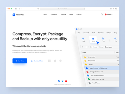 WinRAR Website Redesign