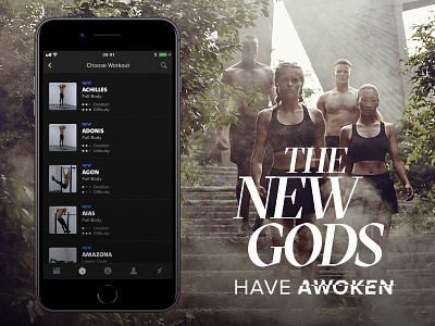 The New Gods have awoken app fitness freeletics gods iphone list new gods sports