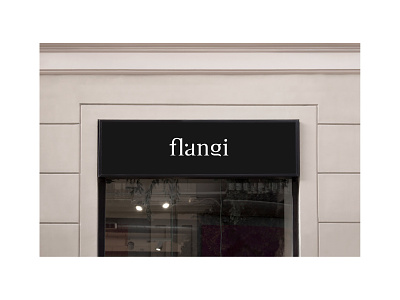 Flangi • Logotype Design brand brand identity color design digital logo logotype minimal portfolio typography ui ux