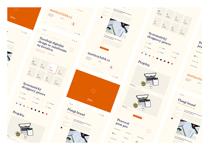Martin Fafek • Portfolio Website [2021] case casestudy clean color design designer digital logotype minimal portfolio typography ui ux web webdesign website
