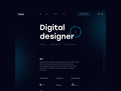 Martin Fafek • Portfolio Website [2021]