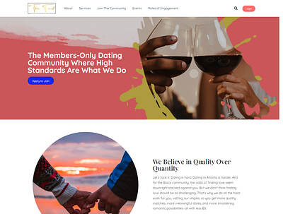 The Find Atl Dating Website dating design logo ui web design