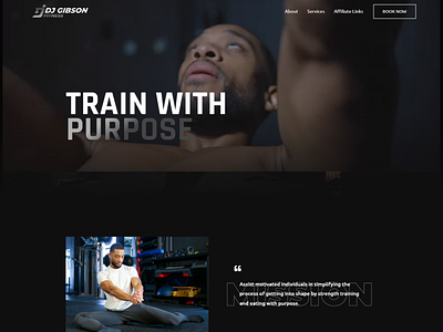 Fitness Website I DJ Gibson