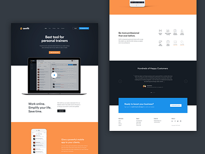 Zenfit Landing Page