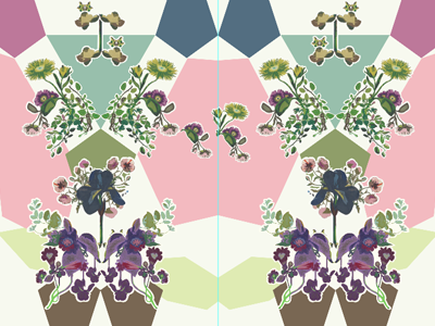 new collection of wallpaper bloom drawing flowers geometric illustration organic patterns repeat wallpaper