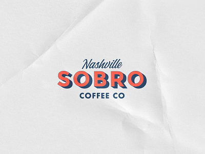 Nashville SOBRO Coffee Co coffee graphic design logo