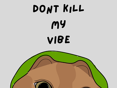 Don't kill my vibe 3d animation app branding design graphic design illustration ui vector