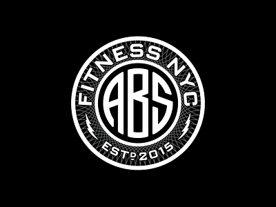 ABS FITNESS NYC logo circle logo