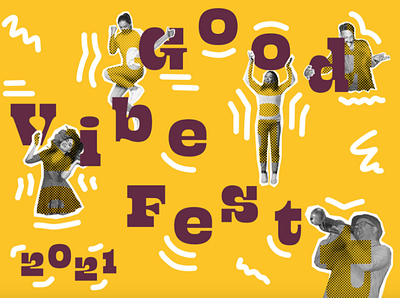 Good Vibe Festival visual identity branding design graphic design illustration logo typography vector