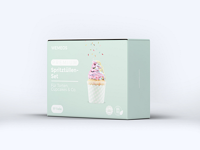 Packaging design box for WEMEOS.
