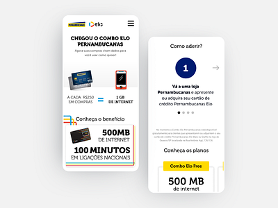 Combo Pernambucanas brazil brunosaid design flat minimal mobile ui ui ux vector web