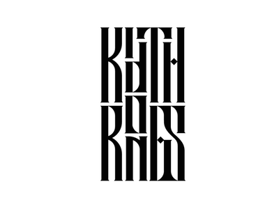 Kidthrones kidthrones logo music musician typography
