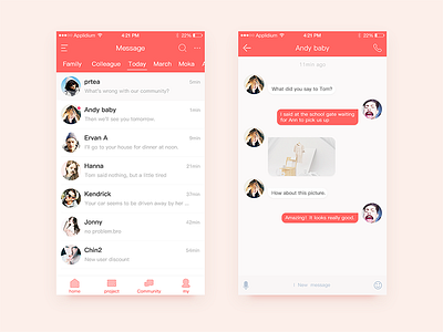 Chat - Daily UI #002 app chat