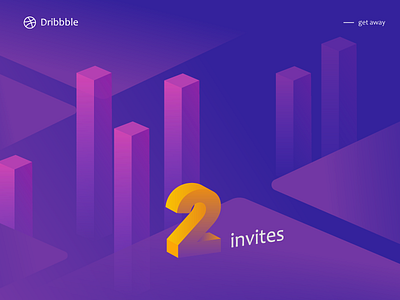 2 Dribbble Invites