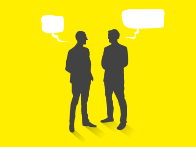Client relationships 2 illustration yellow