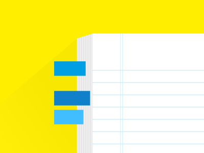 Management 2 illustration notepad yellow