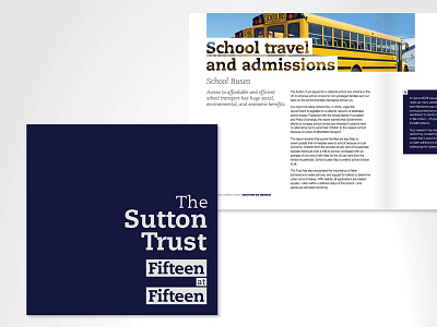 Sutton Trust brochure print
