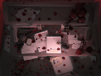 Deadends Triptych [3/3] - shot #02 3d ar blender c4d character design isometric low poly particles three.js videogame