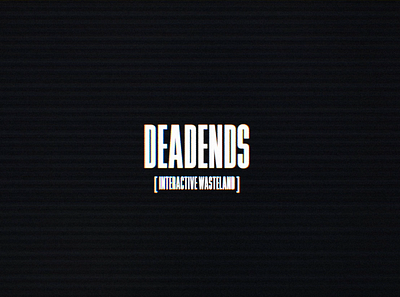 Deadends title screen 3d animation blender character design illustration low poly particles three.js vr