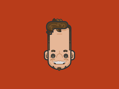 Icon #3: Elon Musk avatar character design elon musk flat design flat icon hair icon series musk silicon valley spacex technology tesla