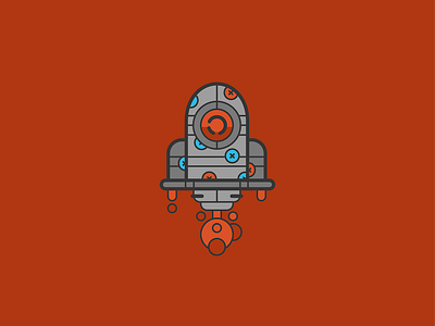 Icon #11: rocket icon set machinery outline rocket rocket icon space spaceship spacex sticker