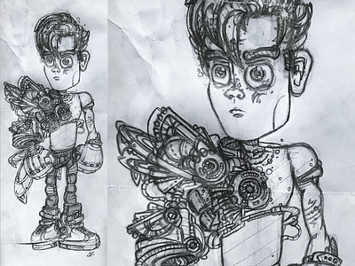 Character concept: Punk hero kid