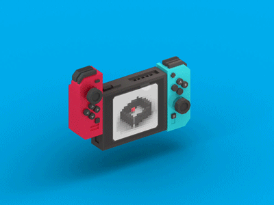 Nintendo Switch Gameobject 3d animation arrows blender bounce c4d icon set iphone isometric joystick low poly mario nintendo nintendo 64 nintendoswitch particles super mario bros technology videogame vr