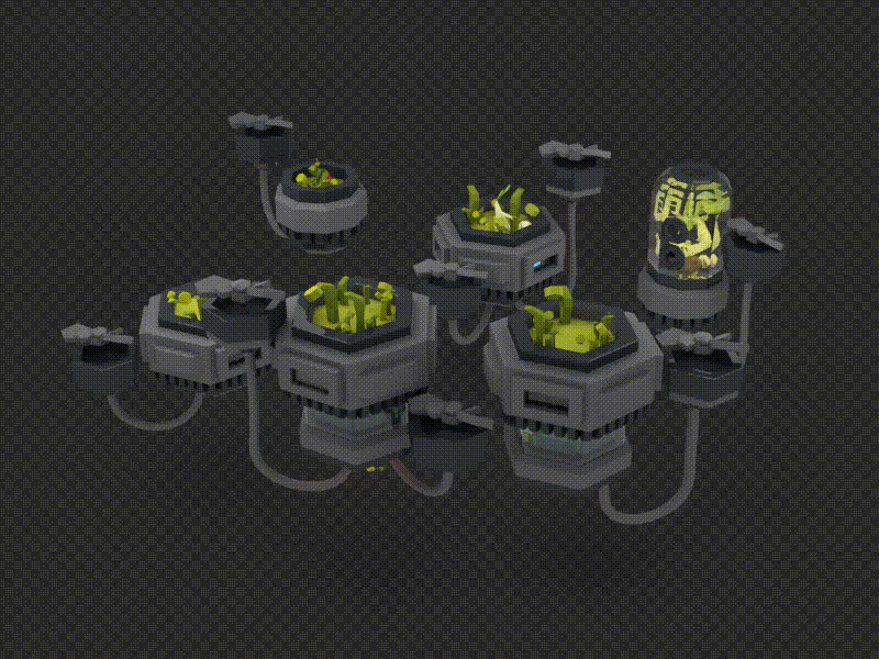 Animated Floating Plants