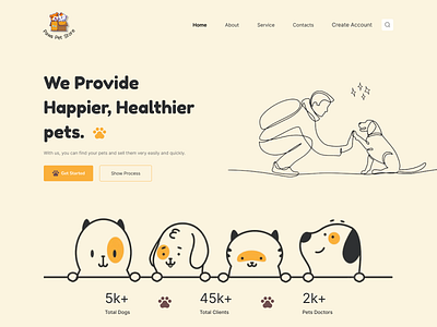 Find Your Pets design ui ux