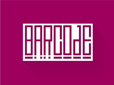 Pink Barcode barcode logo maze