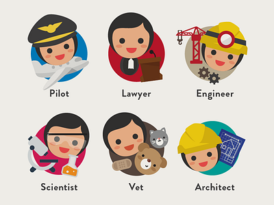 Icon Profession by Faizal Rahman Hakim on Dribbble