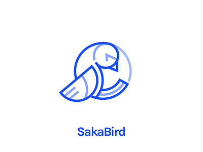 SakaBird animal bird logo saka