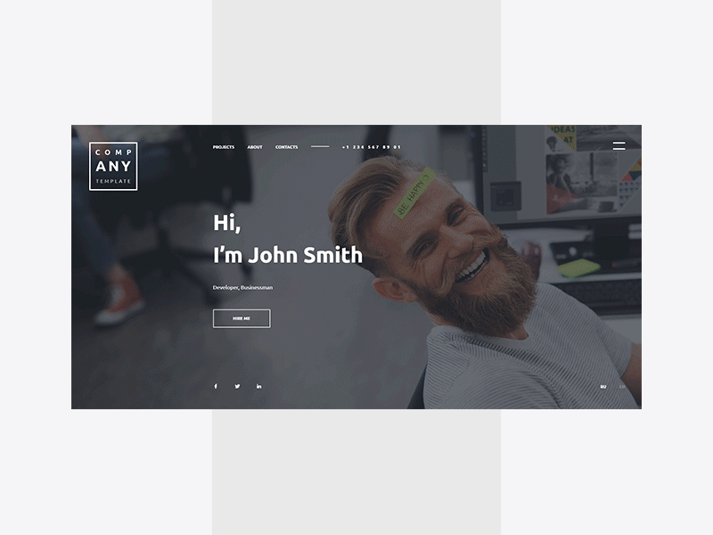 ANY — Creative Business HTML Template agency business clean corporate creative developer html template industry minimal portfolio responsive startup