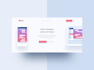 Sigma — App Showcase HTML Template