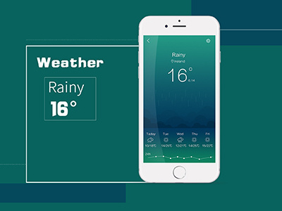 Weather App Rainy