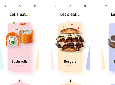 Food mobile design app design cake delivery design design app food mobile app ui ui ux ui ux app ux