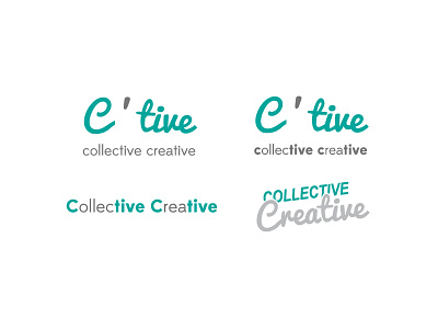 Collective Creative Logo Concepts branding collective creative logo