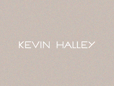Kevin Halley halley kevin typeface