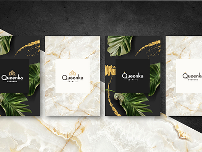 Queenka Logo Design 2 branding design illustration logo typography