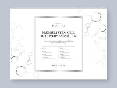 Cosmetic brand 'DANCHEA' Packaging
