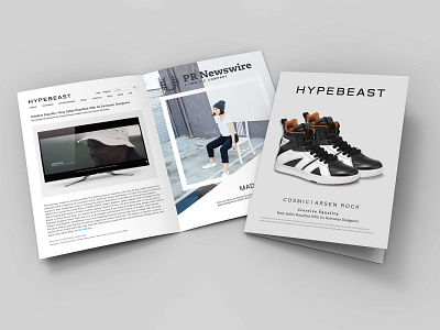 Rooy x Hyperbeast Magazine cover design branding cover design editorial editorial design editorial illustration magazine poster shoes typography