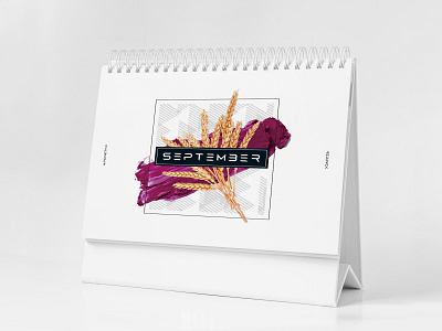 Calendar design 'september' calendar calender company corporate editorial game illustration logo print september typography