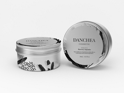 DANCHEA Cosmetic Packaging design branding cosmetic cosmetic packaging design illustration logo package packaging typography