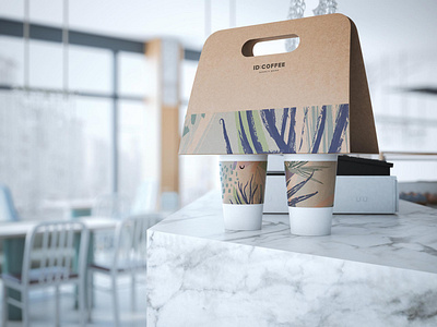 ID: COFFEE Cup holder packaging design