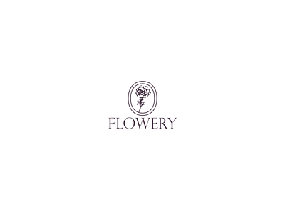 Flowery graphic design logo