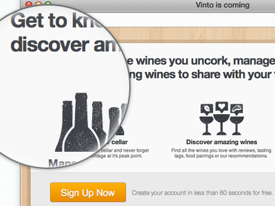 Vinto is coming... vinto webapp wine cellar