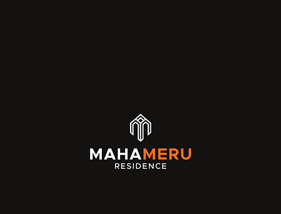 Logo Mahameru Residence branding design logo