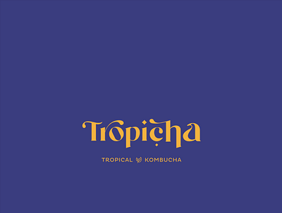 Logo Tropicha branding design logo