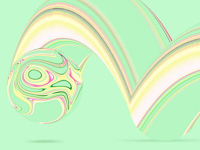 Marble Doodle #002 ball doodle green marble noddle rebound