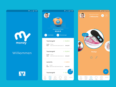 myPiggy – myFamilyFinance App Interface